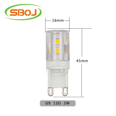 Светодиодная лампа G9 Теплый белый светодиод мощностью 3 Вт