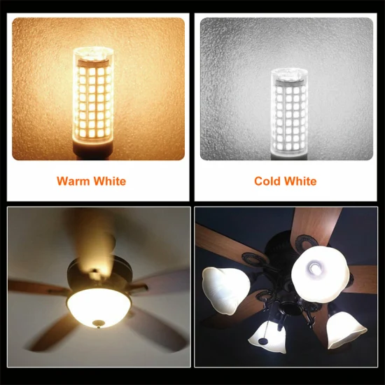 Светодиодные фонари с регулируемой яркостью, мини-102 светодиодные лампы для кукурузы G4 G9 Ba15D E11 E12 E14 E17 9 Вт, замена галогенных ламп 80 Вт 220 В 110 В для дома и дома